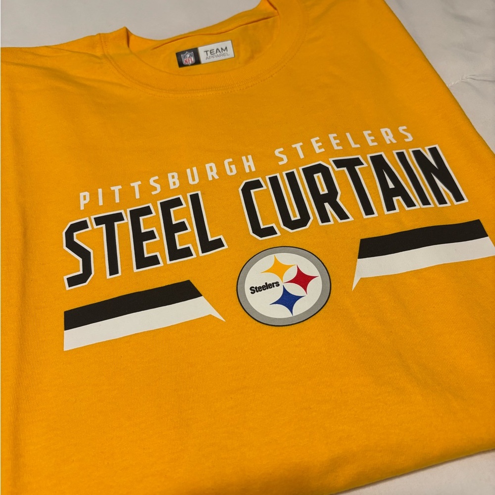 Team Apparel Yellow Pittsburgh Steelers Tee